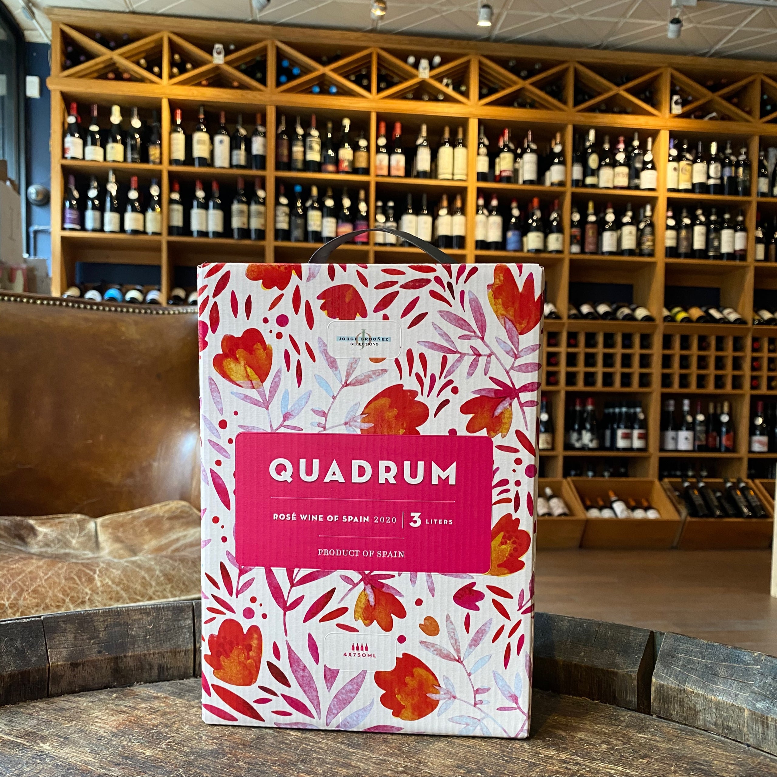 Quadrum, Rosé Wine Blend 2021 (3L Bag in Box) Alphabet City Wine Co.